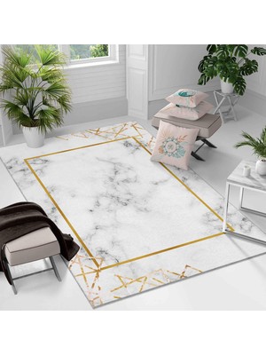 Kaymaz Taban Yıkanabilir Halı – Mutfak, Salon, Yatak Odası Için Modern Dijital Baskı Halı