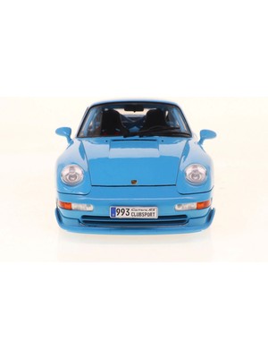 Solido 1/18 Porsche 911 (993) Clubsport – Riviera Blue – 1997