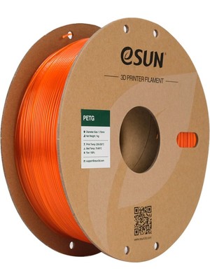 Esun Petg Filament Turuncu 1,75MM 1kg -