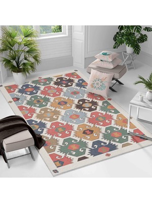 Kaymaz Taban Yıkanabilir Halı – Mutfak, Salon, Yatak Odası Için Modern Dijital Baskı Halı