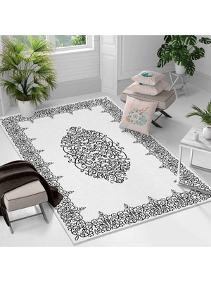 Kaymaz Taban Yıkanabilir Halı – Mutfak, Salon, Yatak Odası Için Modern Dijital Baskı Halı