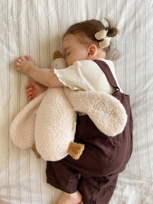 Kişiye Özel Isim Nakışlı Sevimli Ördek Bebek&çocuk Uyku Arkadaşı Krem/kahve