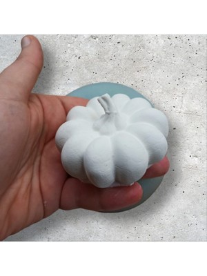 ElHobi Mini Kabak Figür Epoksi, Mum ve Beton Silikon Kalıp - 6.5cm