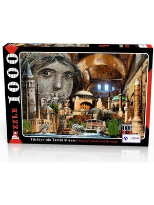Türkiye’nin Tarihi Mirası 1000 Parça Puzzle