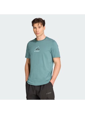 Adidas TERREX JM6387 Terrex Outdoor Athlete Graphic Tişört