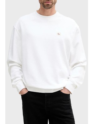 Erkek Ls Eu 350TERRY Badge Crewneck Sw Sweatshirts