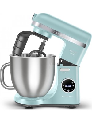Karaca Mastermaid Chef Ultra D2000W Dijital Ekranlı Hamur Yoğurma Makinesi 7 L Mavi Plastik Malzeme