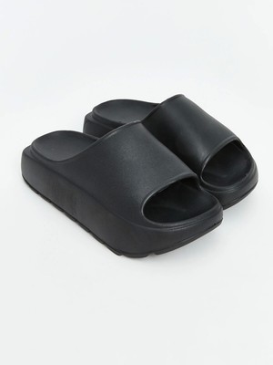 Lcw Steps Siyah Kalın Tabanlı Kadın Terlik