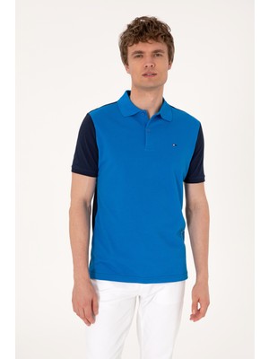 U.S. Polo Assn. Erkek Regular Fit Lacivert Polo Yaka Tişört 50306790-VR033