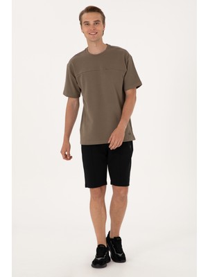 U.S. Polo Assn. U.s. 50305925-VR046  Polo Assn. Erkek Siyah Örme Şort Regular Fit Günlük Kullanım İçin Rahat Kesim