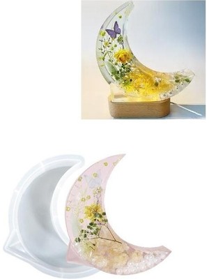 ElHobi Ay Model Epoksi Reçine Silikon Kalıp Kod: 87