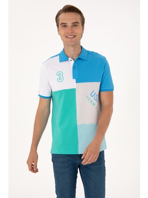 U.S. Polo Assn. Erkek Regular Fit Açık Gri Polo Yaka Tişört 50300154-VR001