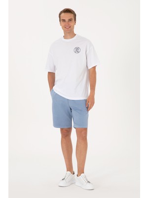 U.s. Polo Assn. Erkek Mavi Şort (Örme) 50298037-VR036