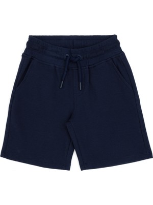 U.S. Polo Assn. Erkek Çocuk Lacivert Örme Şort Regular Fit Tek Cepli Günlük Kullanım