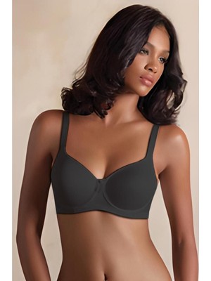 Kadın Siyah Balenli Toparlayıcı Minimizer Sütyen 1950