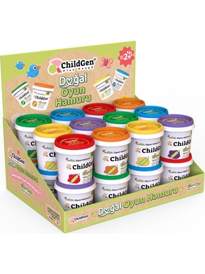 Doğal Oyun Hamuru - Eco Cup- 24X125GR