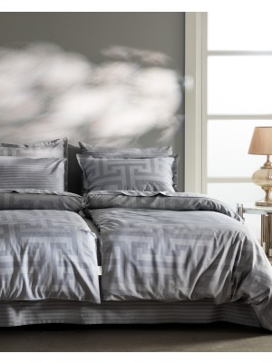 Madame Coco Belda Family Sıze Jakarlı Saten Nevresim Takımı