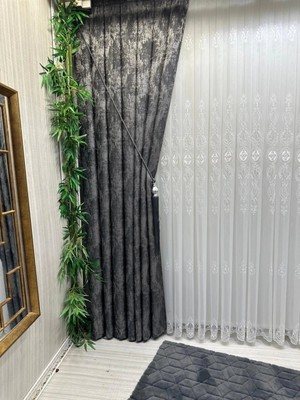 Nivemeshome Pera V-2501 1/3 Sık Pileli Fon Perde Apm