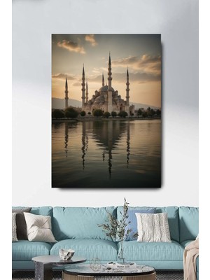 Özkacar Group Camii 5 Kanvas Tablo Ev Duvar Salon Ofis Dükkan Hediyelik Dekarasyon Süsü