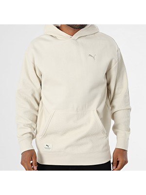 Puma Class Pinnacle Hoodie Bej Erkek Sweatshirt