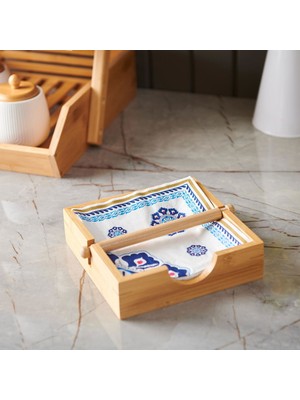 Bambu Kare Peçetelik 18X18 cm