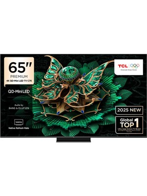TCL 65C7K 65'' 165 Ekran MiniLED 4K Ultra HD Smart TV ile Yüksek Çözünürlük ve Görüntü Kalitesi