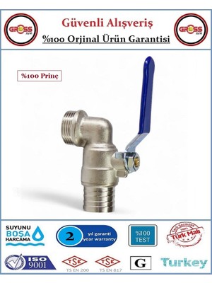 Şenpres Küresel Bas Vana 3/4'' - %100 Prinç - Orjinal Ürün