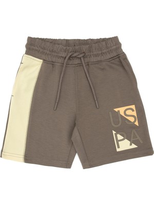 U.s. Polo Assn. Erkek Çocuk Vizon Şort (Örme) 50299977-VR052