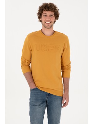 U.s. Polo Assn. Erkek Hardal Sweatshirt 50269402-VR072