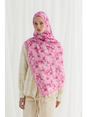 Cs Camellia Scarf Olivia Kraş Şal - Pembe