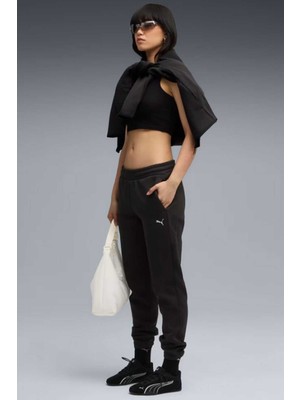 Puma EVOSTRIPE Sweatpants DK o Siyah Kadın Eşofman Altı
