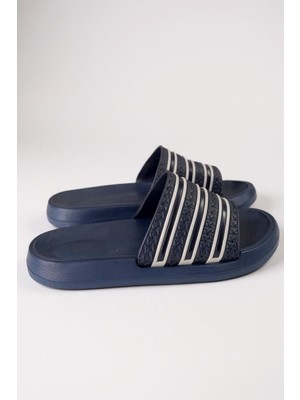 Alb 10230 Şeritli Model Günlük Erkek Plaj Havuz Bahçe Yazlık Sokak Terliği