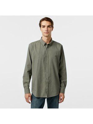 Nautica Erkek Yeşil Classic Fit Gömlek