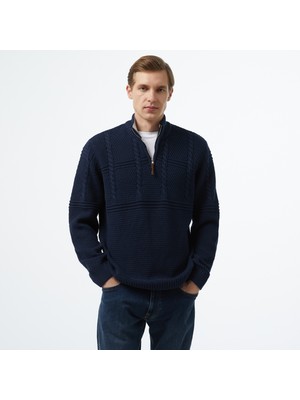 Nautica Erkek Lacivert Regular Fit Kazak