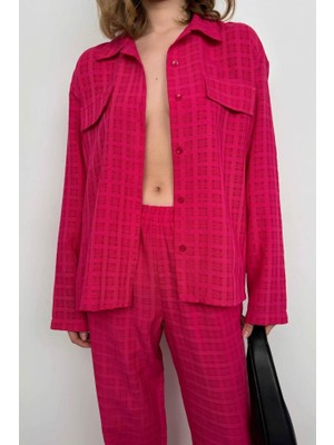 Martcini Cepli Gömlek Pantolon Ikili Takım