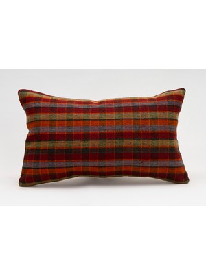 Kilim Wholesale El Yapımı Kilimden Yapılmış Vintage Kırlent Kılıfı, Yün, 30X50 cm