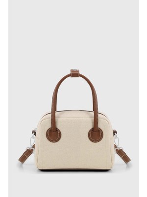 Housebags Soft Krem Vintage Çok Yönlü PU Deri Çapraz Askılı Çanta 275 Ergonomik Tasarım ve Şık Görünüm
