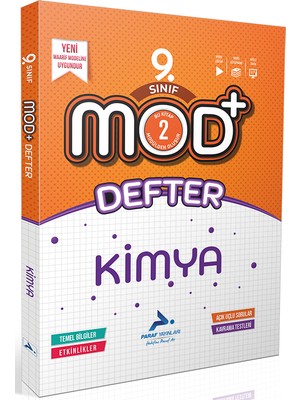 Paraf 9. Sınıf Mod Kimya Defter
