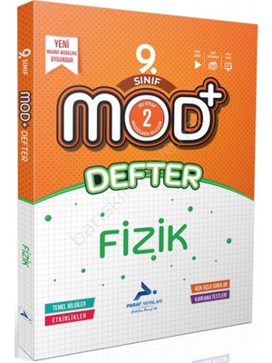 Paraf 9. Sınıf Mod Fizik Defter