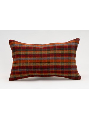 Kilim Wholesale El Yapımı Kilimden Yapılmış Vintage Kırlent Kılıfı, Yün, 30X50 cm