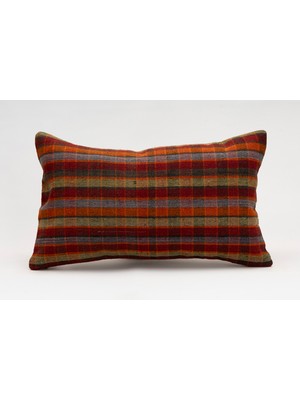 Kilim Wholesale El Yapımı Kilimden Yapılmış Vintage Kırlent Kılıfı, Yün, 30X50 cm