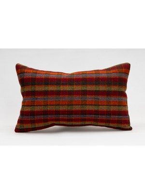Kilim Wholesale El Yapımı Kilimden Yapılmış Vintage Kırlent Kılıfı, Yün, 30X50 cm