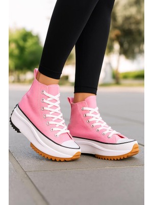 Kadın Genç Kız Çocuk Run Star Canvas Sneaker Spor Ayakkabı