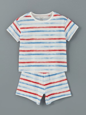 Lc Waikiki Yeni Sezon Cizgili Sortlu Erkek Bebek Sortlu Pijama Takim - S5HH53Z1