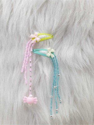 Happy Handmade -  2li Minik Bebek Tokası/saç Boncuğu/saçküpesi/bebek Hediyesi