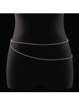 Zarif Kadın Zincir Model Bel Kemer ile Şıklığınızı Tamamlayın