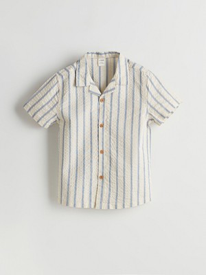 Lc Waikiki Yeni Sezon Kisa Kollu Armurlu Erkek Cocuk Gomlek - S5GV51Z1