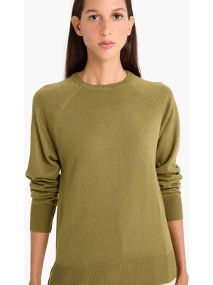 DeFacto Relax Fit Basic Triko Kazak I6913AZ25WN