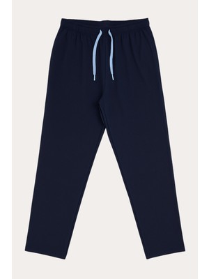 Erkek Teddy Pijama Altı Lacivert