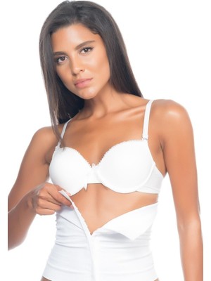 Beyaz Mı Emay 2026 Agraflı Korse